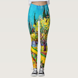 Obstgarten, von den Zypressen Vincent Van Gogh beg Leggings