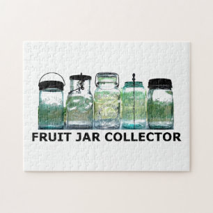 Obstglas-Sammler Vintage Mason Einmachgläser