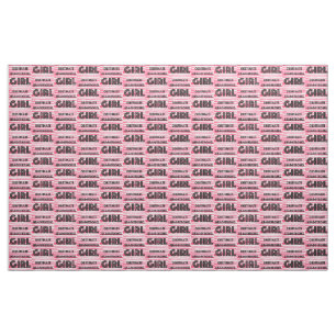Obstinate Headstrong Girl Fabric Stoff