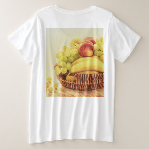 "Obstkorb" Niedliches Foto. Jetzt kaufen Große Größe T-Shirt