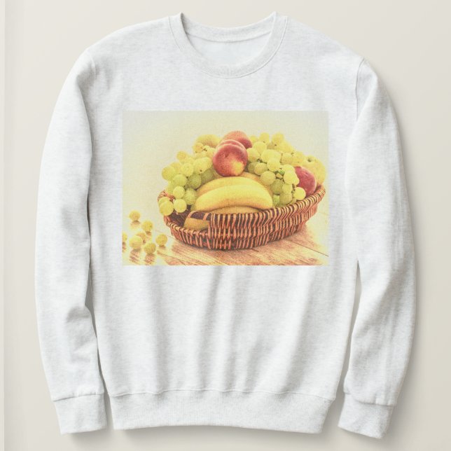 "Obstkorb" Niedliches Foto. Jetzt kaufen Sweatshirt (Design vorne)