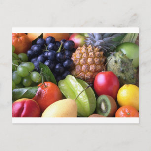 Obstkräuter Ananas Gelbes Süßes Dessert Destinativ Postkarte
