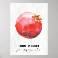 Obstmarkt Granatapfel