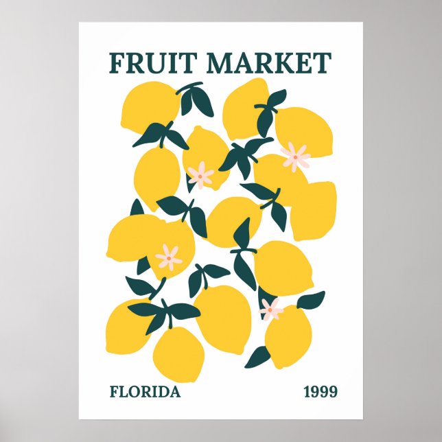 Obstmarkt Poster (Vorne)