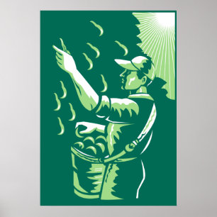 Obstpflücker Poster