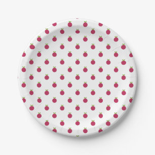 Obstpolka-Dots-Papierteller Pappteller