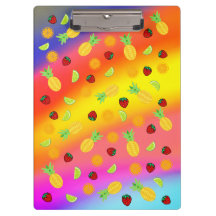 Obstregenbogen mit Orange Strawberry Limon