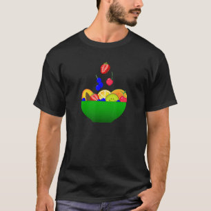 Obstsalat Köstliche Früchte Frucht Und Veganer T-Shirt