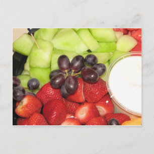 Obstsalat Postkarte