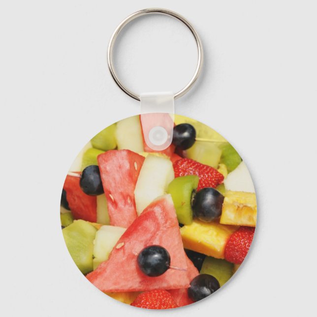 Obstsalat Schlüsselanhänger (Vorderseite)