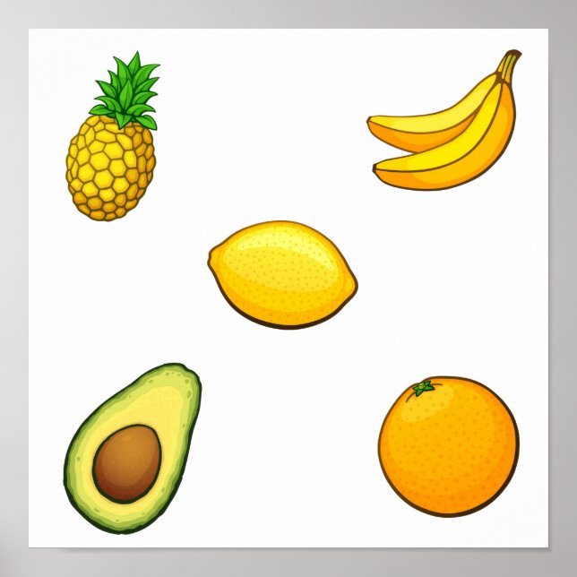Obstsammlung Poster (Vorne)