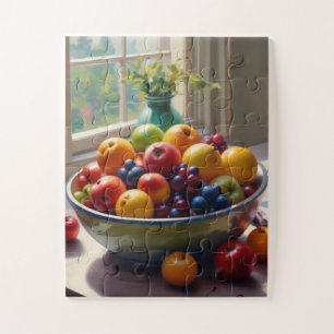Obstschale auf einem Tafelölgemälde
