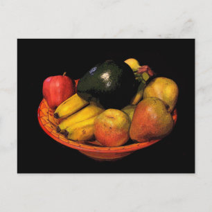 Obstschale Postkarte