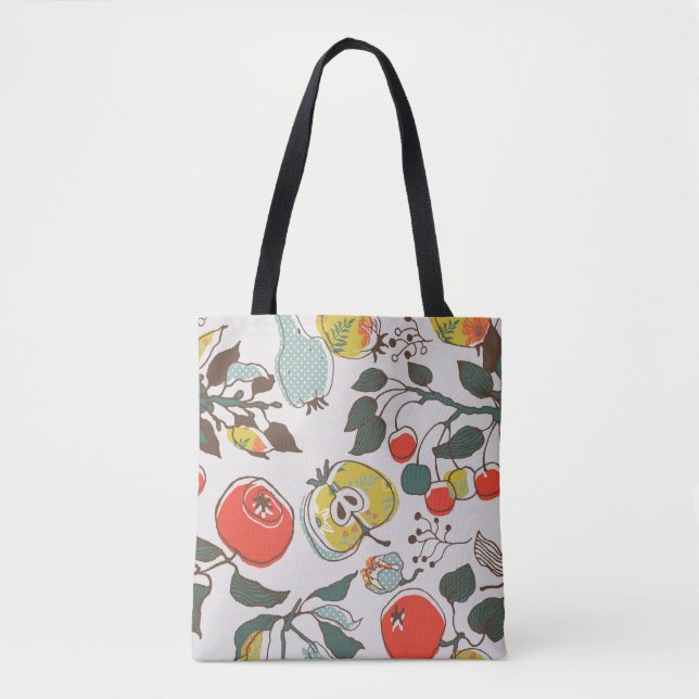 Obstsorte. nahtloses Muster Tasche (Vorderseite)