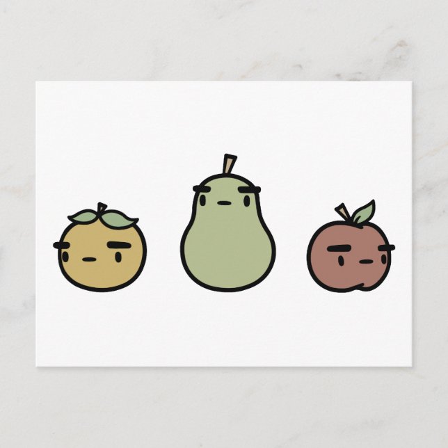 Obstsorte Postkarte (Vorderseite)