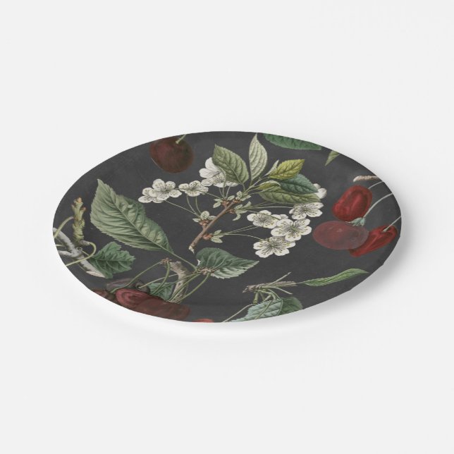 Obstsorten I Pappteller (Schrägansicht)