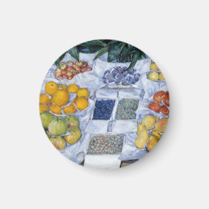 Obststand von Gustave Caillebotte Magnet