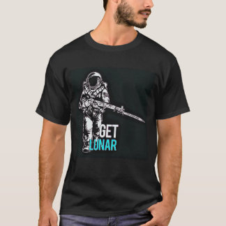 Obtenez à l'espace lunaire le T-shirt marin de M1
