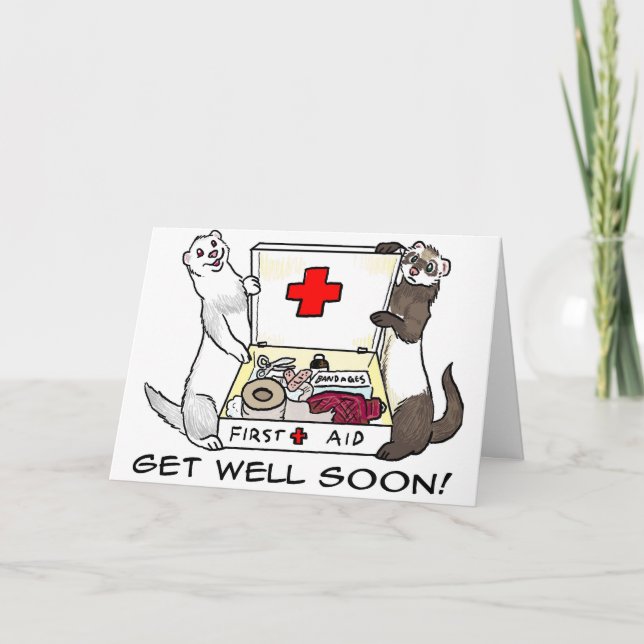 Obtenez bientôt la carte bonne de furet (Devant)