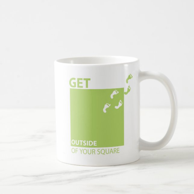 Obtenez dehors de votre carré - tasse (Droite)