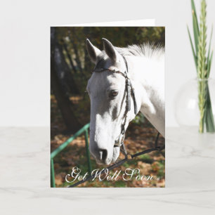 Obtenez la carte de voeux bonne de cheval bientôt