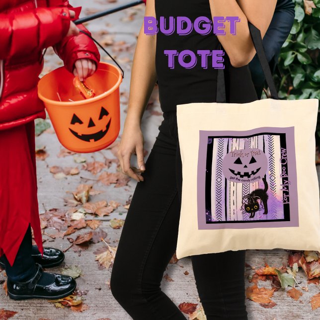 Obtenez le bonbon Rolling Purple Halloween sac cha (Get the Candy Rolling Purple Halloween Cat Bag)