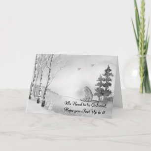 Obtenez une carte de coloriage pour enfant.