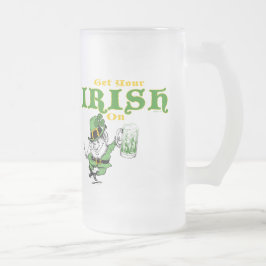 Obtenez Votre Irlandais Sur Leprechaun Mug