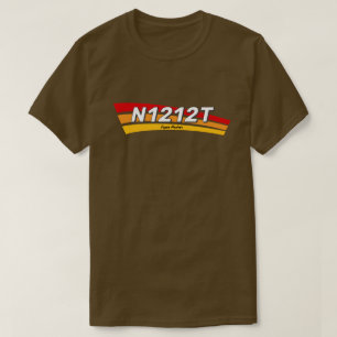 Obtenez Votre Propre T-Shirt de Numéro d'Avion