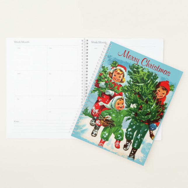Obtenir l'arbre de Noël Grand planificateur de vac (Devant avec enveloppe)