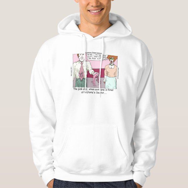 Obtenir Pink Slip Funny Sweat - shirt à capuche Pa (Devant)