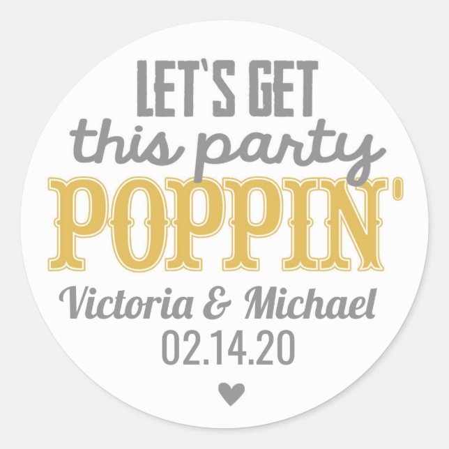 Obtenons ce Parti Poppin Stickers (Devant)