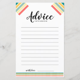 Obtenons la carte conseil Baby shower plage