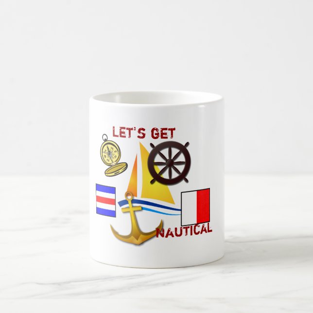 Obtenons Nautical - tasse de café (Centre)