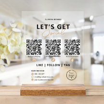 Obtenons un code QR social Connexion avec nous