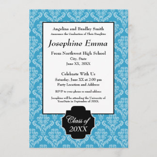 Obtention du diplôme Annoucement et invitation