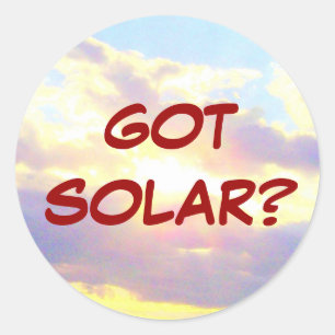 OBTENU SOLAIRE ? autocollant