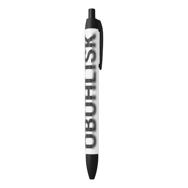 OBUHLISK Focus Blur WHITE Kugelschreiber (Unterseite (Vertikal))