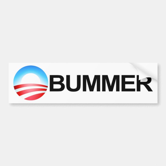 Obummer Autoaufkleber (HOCHWERTIG) (Vorne)
