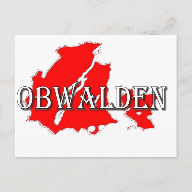 Obwalden Postkarte (Vorderseite)