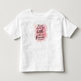 Obwohl sie aber ist, kleine Babymädchen kräuseln Kleinkind T-shirt