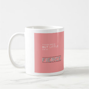 Obwohl sie aber wenig ist, ist sie heftig kaffeetasse