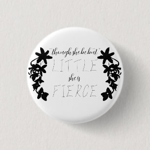 "Obwohl sie nur klein ist, ist sie filigraner" Mit Button