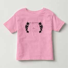 "Obwohl sie nur klein ist, ist sie filigraner" Mit Kleinkind T-shirt