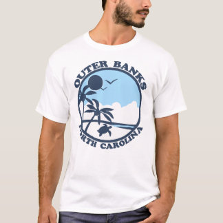 OBX - Außenbanken. Aufkleber T-Shirt