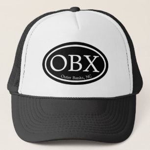 OBX äußeres Bank-Schwarz-Oval Truckerkappe