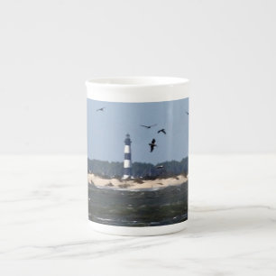 OBX-Leuchtturm Prozellantasse
