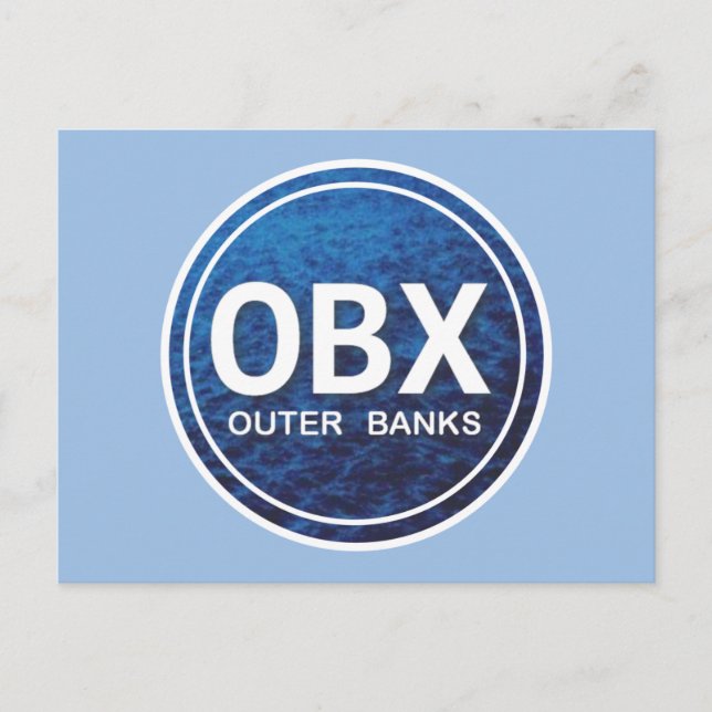 OBX Oututer Banks Beach Tag Postkarte (Vorderseite)