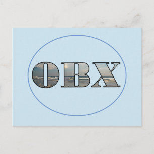 OBX-Strandtext Postkarte