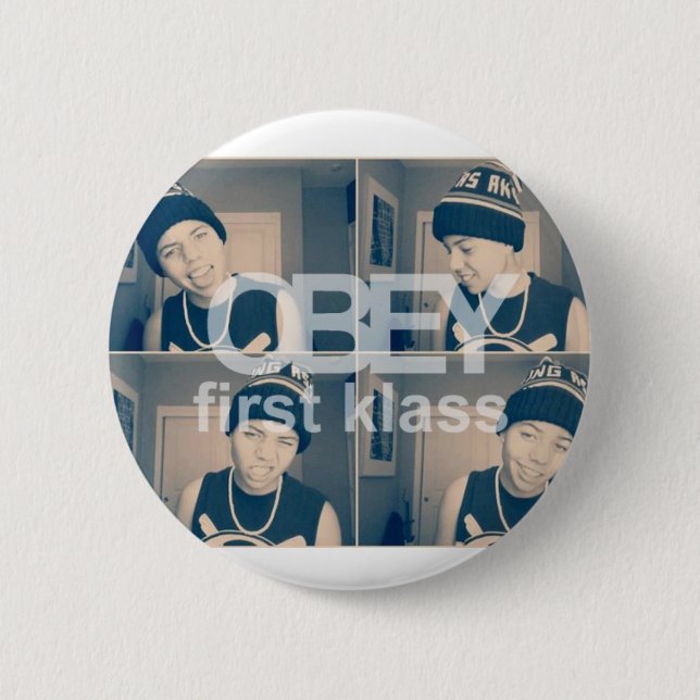 OBYLES: Erstes Klass Button (Vorderseite)